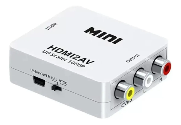 EDRIEL LIMA Mini Adaptador Conversor de Hdmi P/ Video RCA Av