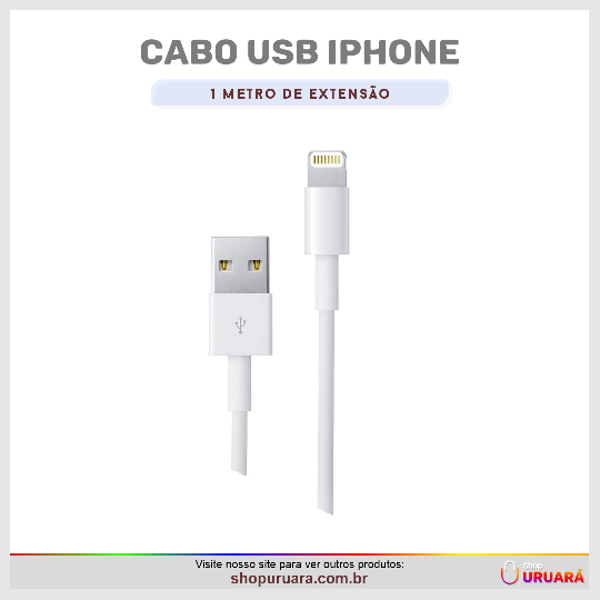 @REVISTAON Cabo usb iphone 1m