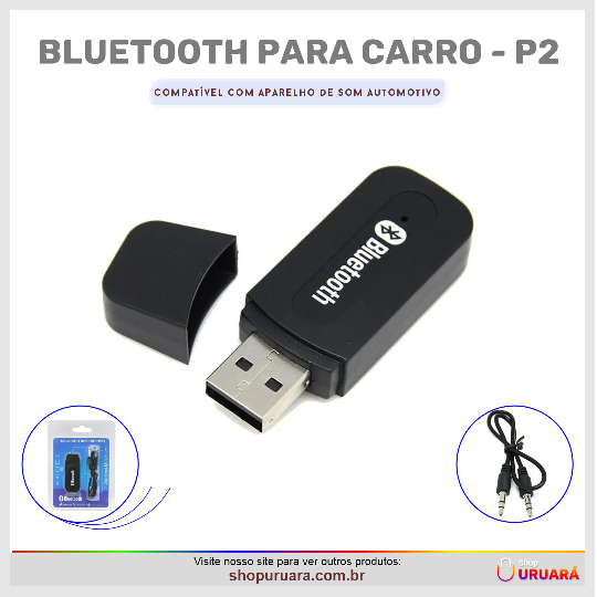 @REVISTAON Adaptador bluetooth para som de carro