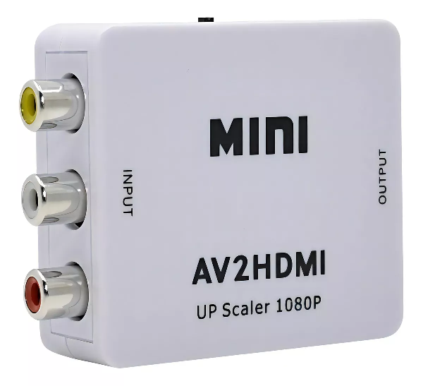 @REVISTAON Mini Adaptador AV Conversor Para HDMI 1080p